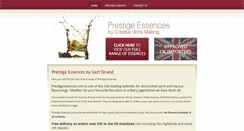 Desktop Screenshot of prestigeessences.com